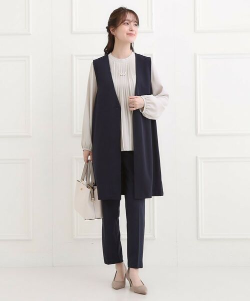 SHOO・LA・RUE / シューラルー シャツ・ブラウス | 【洗濯機可】上品映えする フロントプリーツブラウス | 詳細7