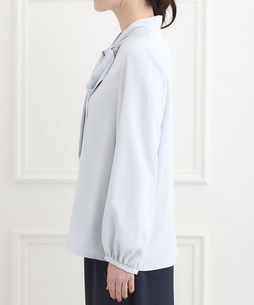 SHOO・LA・RUE / シューラルー シャツ・ブラウス | 【洗濯機可】すっきりバランスにこだわった リボンタイブラウス | 詳細14