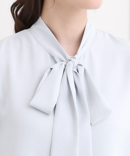 SHOO・LA・RUE / シューラルー シャツ・ブラウス | 【洗濯機可】すっきりバランスにこだわった リボンタイブラウス | 詳細16