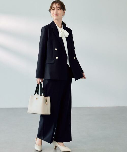 SHOO・LA・RUE / シューラルー シャツ・ブラウス | 【洗濯機可】すっきりバランスにこだわった リボンタイブラウス | 詳細20