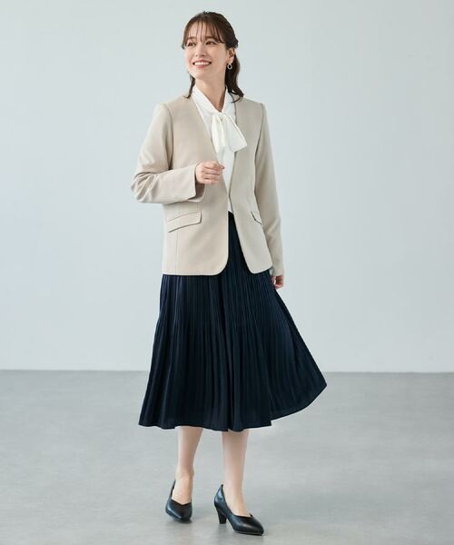 SHOO・LA・RUE / シューラルー シャツ・ブラウス | 【洗濯機可/S-3L】リボンボウタイが魅力　大人の華やかブラウス | 詳細22