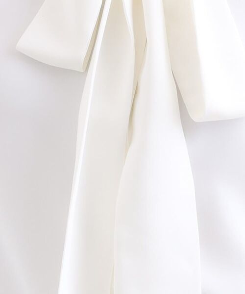 SHOO・LA・RUE / シューラルー シャツ・ブラウス | 【洗濯機可】すっきりバランスにこだわった リボンタイブラウス | 詳細4