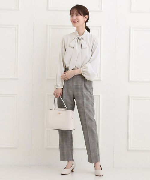 SHOO・LA・RUE / シューラルー シャツ・ブラウス | 【洗濯機可】すっきりバランスにこだわった リボンタイブラウス | 詳細7