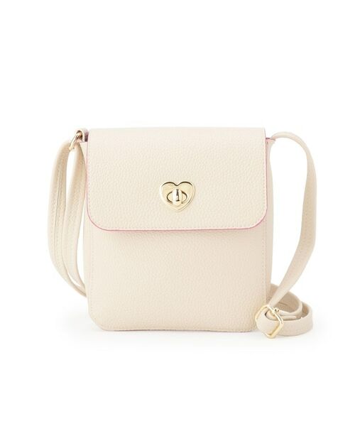 SHOO・LA・RUE / シューラルー ショルダーバッグ | ソフトレザー調ポシェット（ベージュ(052)）