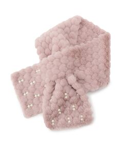 SHOO・LA・RUE / シューラルー マフラー・ショール・スヌード・ストール | フェイクファーハート型ビジューマフラー