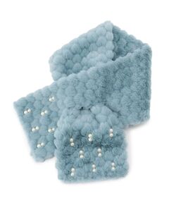 SHOO・LA・RUE / シューラルー マフラー・ショール・スヌード・ストール | フェイクファーハート型ビジューマフラー