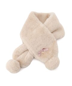 SHOO・LA・RUE / シューラルー マフラー・ショール・スヌード・ストール | フェイクファーポンポンマフラー