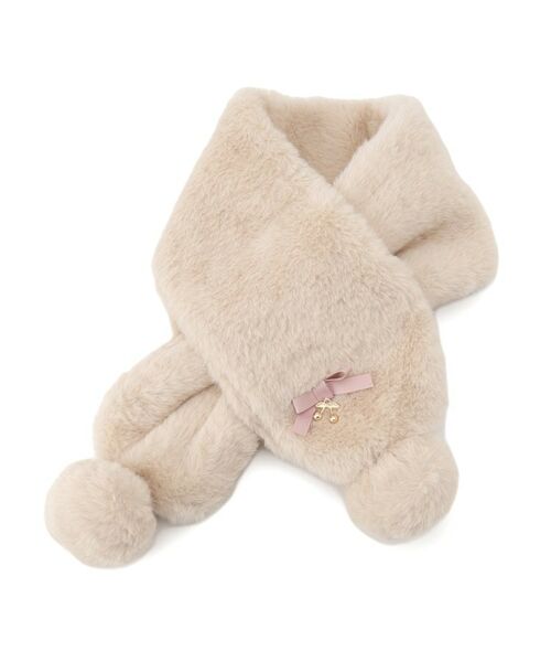 SHOO・LA・RUE / シューラルー マフラー・ショール・スヌード・ストール | フェイクファーポンポンマフラー | 詳細1