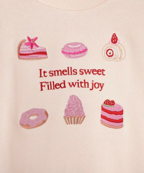 SHOO・LA・RUE / シューラルー スウェット | 【100-150cm】モチーフ刺繍使いスウェット | 詳細10