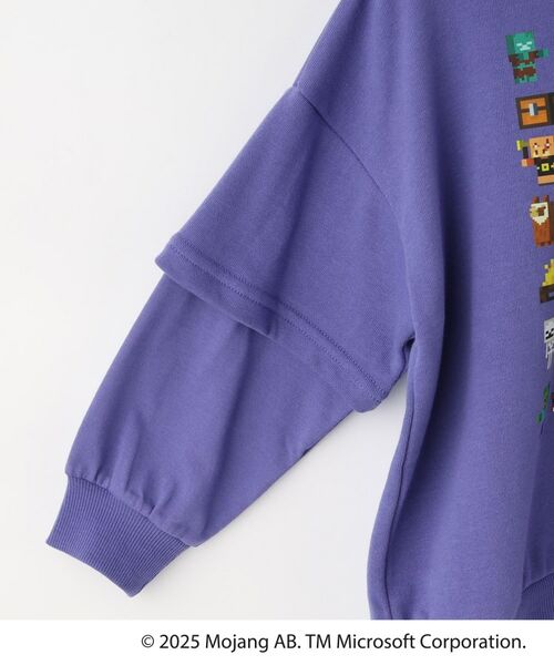 SHOO・LA・RUE / シューラルー スウェット | 【マインクラフト】アソートプリントスウェット | 詳細4