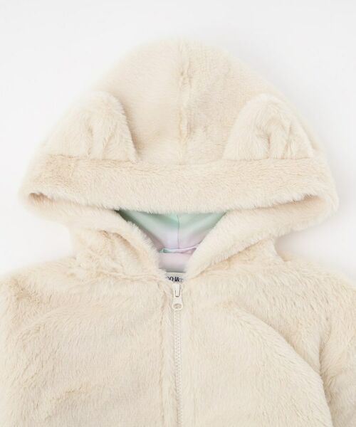 SHOO・LA・RUE / シューラルー パーカー | 【100-120cm/トドラー】耳付きエコファーパーカ | 詳細9