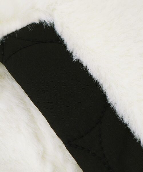 SHOO・LA・RUE / シューラルー レザーブルゾン・ジャケット | 【100-150cm/撥水】キルト×ファーリバーシブルブルゾン | 詳細14