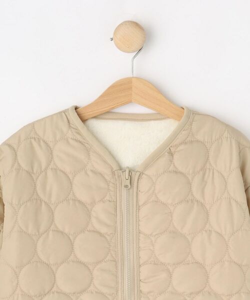 SHOO・LA・RUE / シューラルー レザーブルゾン・ジャケット | 【100-150cm/撥水】キルト×ファーリバーシブルブルゾン | 詳細3