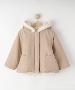 SHOO・LA・RUE / シューラルー レザーブルゾン・ジャケット | 【100-120cm】こびとフードブルゾン