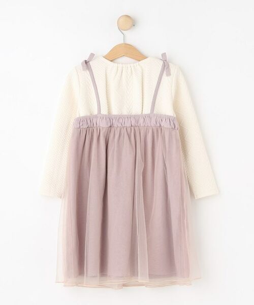 SHOO・LA・RUE / シューラルー ミニ丈・ひざ丈ワンピース | 【100-150cm】ファーチュールドッキングキャミワンピ | 詳細2