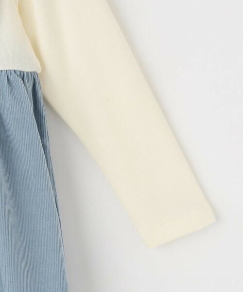 SHOO・LA・RUE / シューラルー ミニ丈・ひざ丈ワンピース | 【100-120cm】コーデュロイドッキングワンピース | 詳細4