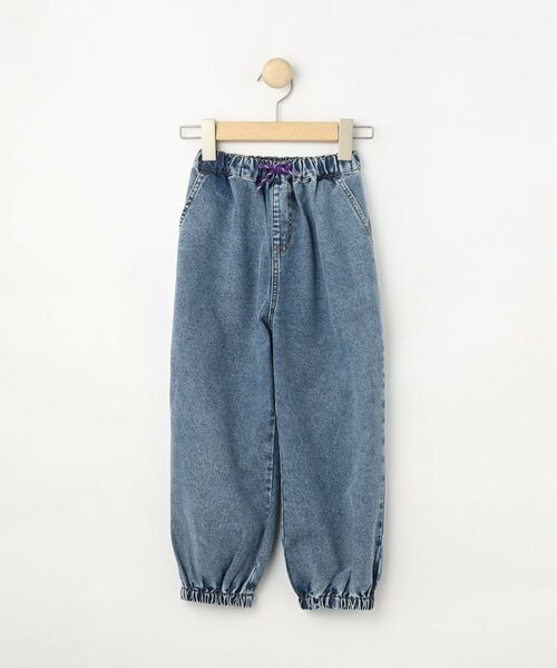 SHOO・LA・RUE / シューラルー デニムパンツ | 【100-150cm】デニムジョグパンツ(ブルー(091))