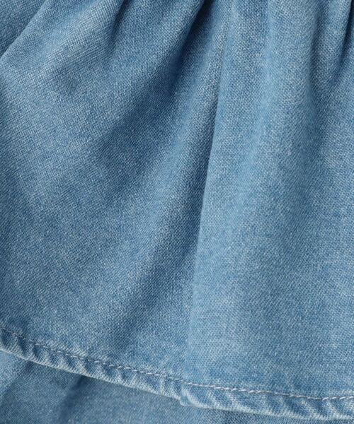 SHOO・LA・RUE / シューラルー ミニ・ひざ丈スカート | 【100-150cm】デニムティアードスカパン | 詳細7