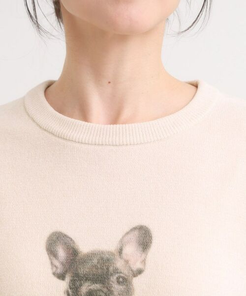 SHOO・LA・RUE / シューラルー ニット・セーター | 【S-LL】アニマルプリントが目を惹く 柔らかモールニット | 詳細12