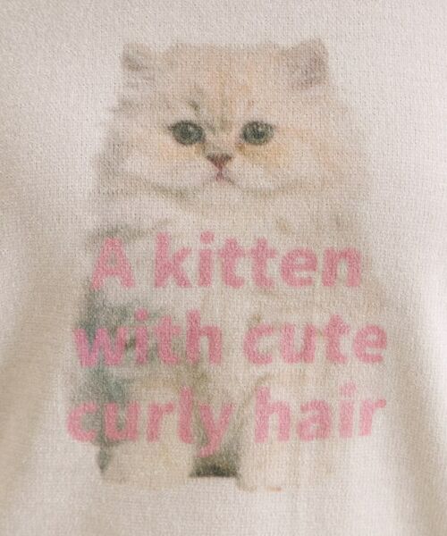 SHOO・LA・RUE / シューラルー ニット・セーター | 【S-LL】アニマルプリントが目を惹く 柔らかモールニット | 詳細4