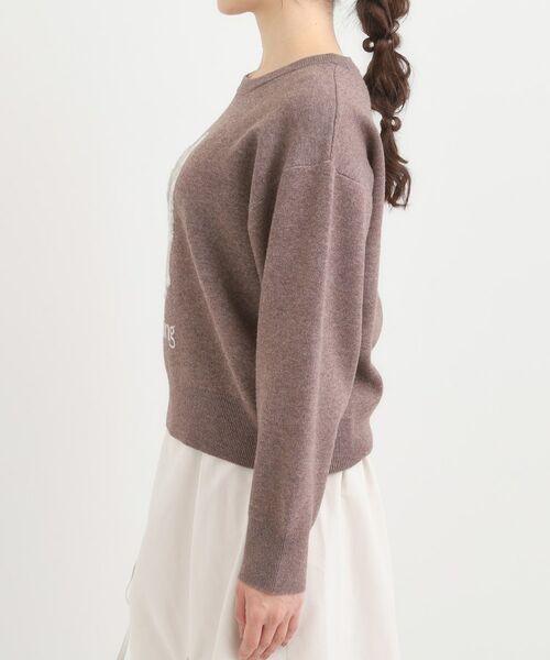 SHOO・LA・RUE / シューラルー ニット・セーター | ふわふわアニマル ジャカードニット | 詳細10