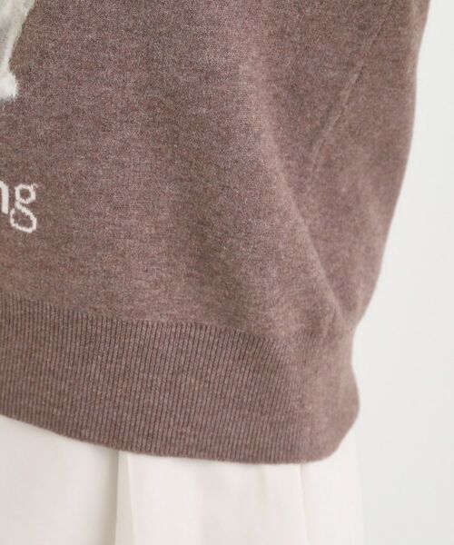 SHOO・LA・RUE / シューラルー ニット・セーター | ふわふわアニマル ジャカードニット | 詳細14