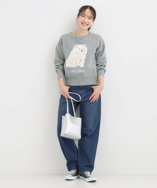 SHOO・LA・RUE / シューラルー ニット・セーター | ふわふわアニマル ジャカードニット | 詳細3