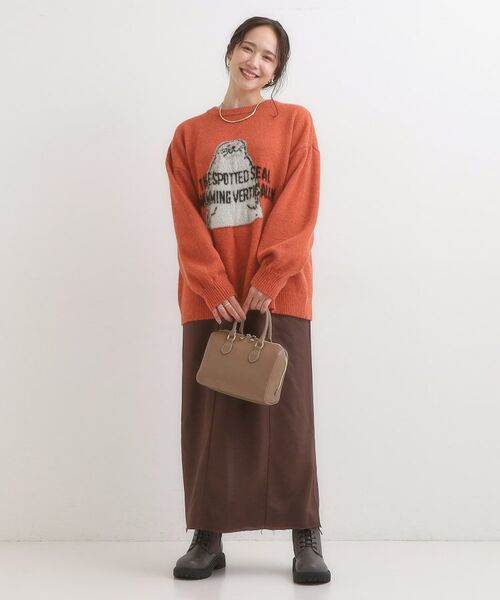 SHOO・LA・RUE / シューラルー ニット・セーター | 【旭山動物園応援商品】ゆるアニマル ふわふわジャカードニット | 詳細15