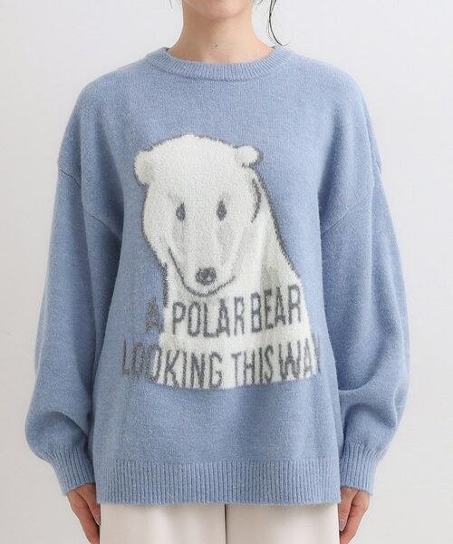 SHOO・LA・RUE / シューラルー ニット・セーター | 【旭山動物園応援商品】ゆるアニマル ふわふわジャカードニット | 詳細25
