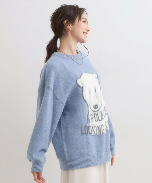 SHOO・LA・RUE / シューラルー ニット・セーター | 【旭山動物園応援商品】ゆるアニマル ふわふわジャカードニット | 詳細6
