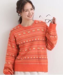 SHOO・LA・RUE / シューラルー ニット・セーター | 【旭山動物園応援商品】ノルディック柄 モールニット