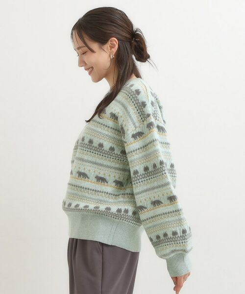 SHOO・LA・RUE / シューラルー ニット・セーター | 【旭山動物園応援商品】ノルディック柄 モールニット | 詳細10