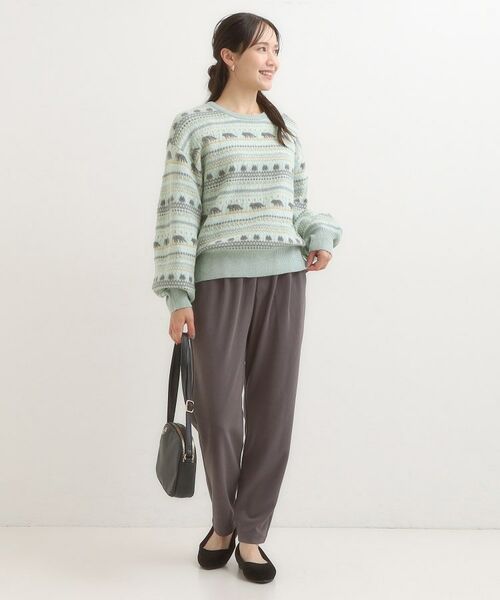 SHOO・LA・RUE / シューラルー ニット・セーター | 【旭山動物園応援商品】ノルディック柄 モールニット | 詳細11