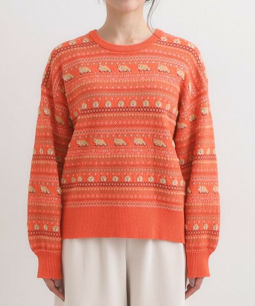 SHOO・LA・RUE / シューラルー ニット・セーター | 【旭山動物園応援商品】ノルディック柄 モールニット | 詳細13