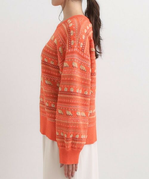 SHOO・LA・RUE / シューラルー ニット・セーター | 【旭山動物園応援商品】ノルディック柄 モールニット | 詳細14