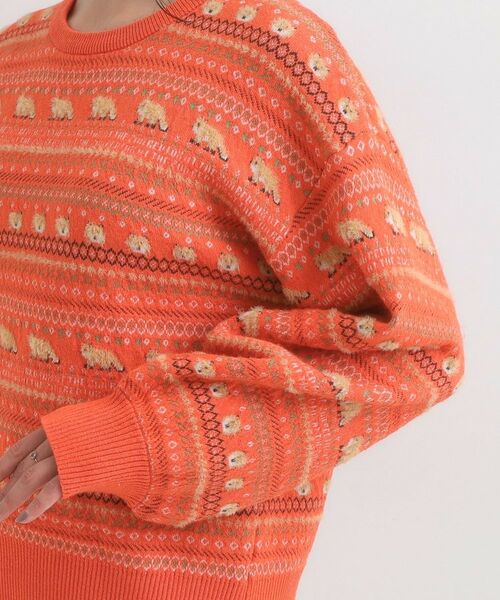 SHOO・LA・RUE / シューラルー ニット・セーター | 【旭山動物園応援商品】ノルディック柄 モールニット | 詳細17