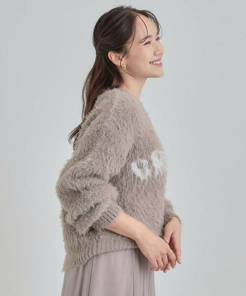 SHOO・LA・RUE / シューラルー ニット・セーター | ふわふわ ロゴフェザーニット | 詳細14
