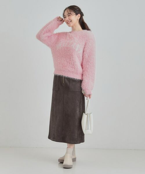 SHOO・LA・RUE / シューラルー ニット・セーター | ふわふわ ロゴフェザーニット | 詳細19