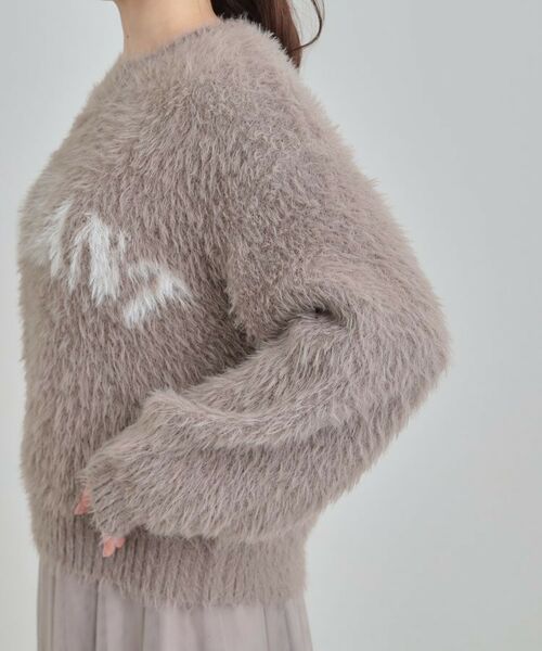 SHOO・LA・RUE / シューラルー ニット・セーター | ふわふわ ロゴフェザーニット | 詳細25