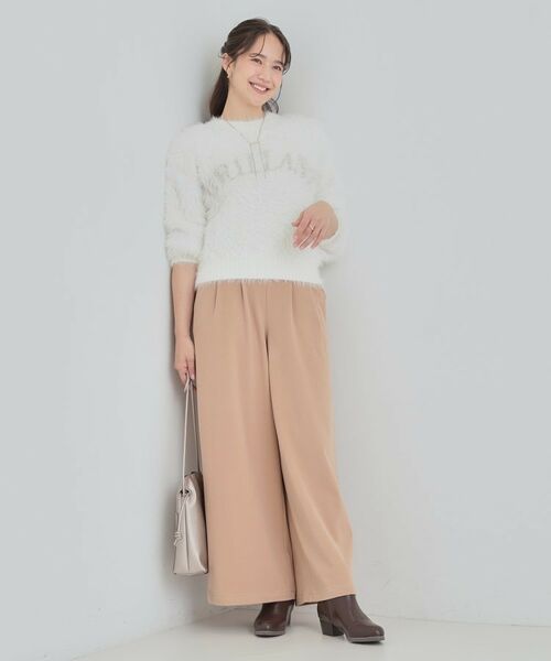 SHOO・LA・RUE / シューラルー ニット・セーター | ふわふわ ロゴフェザーニット | 詳細3