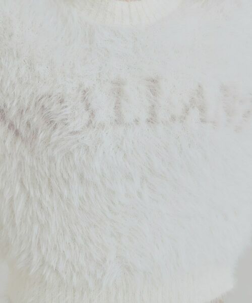 SHOO・LA・RUE / シューラルー ニット・セーター | ふわふわ ロゴフェザーニット | 詳細4