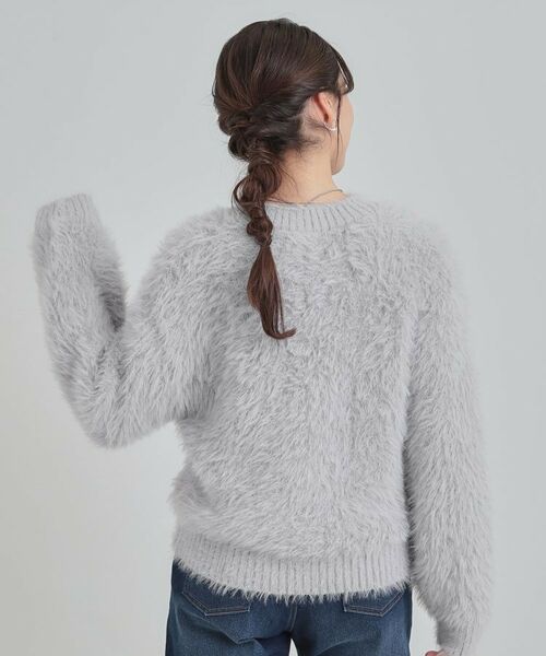 SHOO・LA・RUE / シューラルー ニット・セーター | ふわふわ ロゴフェザーニット | 詳細6