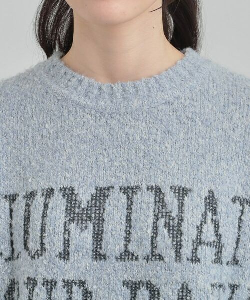 SHOO・LA・RUE / シューラルー ニット・セーター | お袖デニム切替 ブークレロゴニット | 詳細12