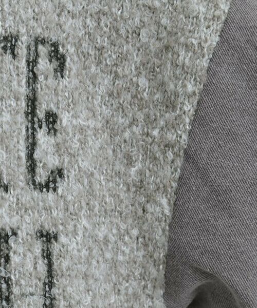SHOO・LA・RUE / シューラルー ニット・セーター | お袖デニム切替 ブークレロゴニット | 詳細4