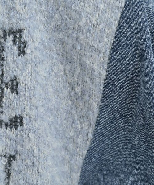 SHOO・LA・RUE / シューラルー ニット・セーター | お袖デニム切替 ブークレロゴニット | 詳細8