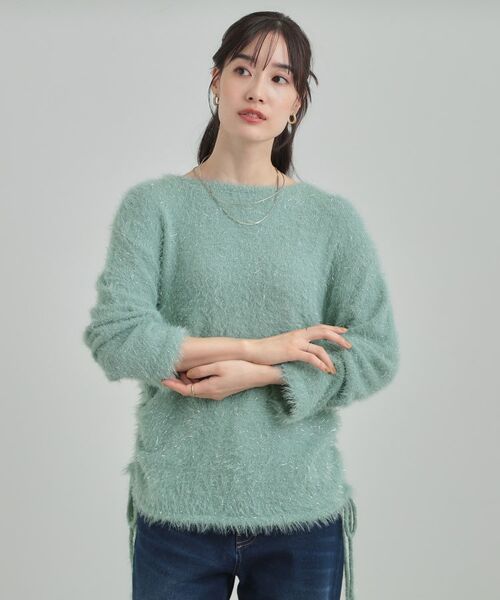 SHOO・LA・RUE / シューラルー ニット・セーター | ラメフェザードロストニット | 詳細9