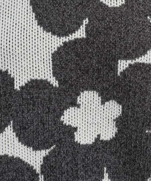 SHOO・LA・RUE / シューラルー ニット・セーター | 【S-LL】レトロ可愛い デイジー柄 総柄ニット | 詳細12