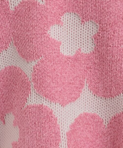 SHOO・LA・RUE / シューラルー ニット・セーター | 【S-LL】レトロ可愛い デイジー柄 総柄ニット | 詳細16