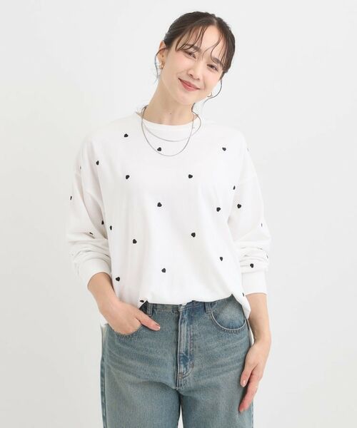 SHOO・LA・RUE / シューラルー カットソー | 刺繍アソートロンT | 詳細1