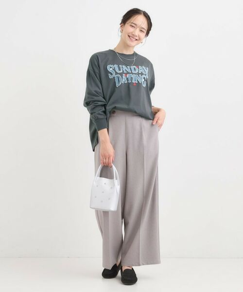 SHOO・LA・RUE / シューラルー カットソー | 刺繍アソートロンT | 詳細11